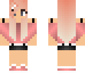 pink peach girl