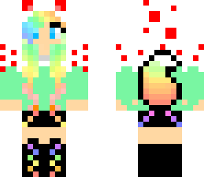 rainbow cake girl