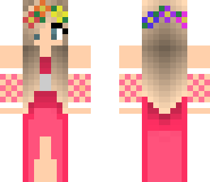 rainbow flower girl