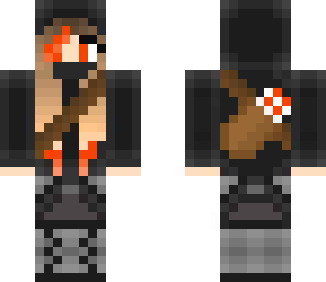 orange warrior girl