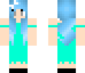 cute blue girl