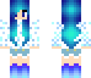 teen op blue girl