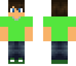 green shirt boy