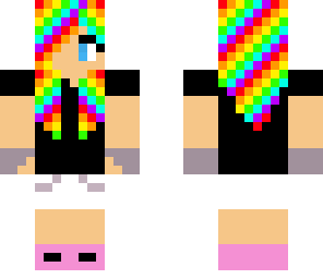 teen rainbow girl