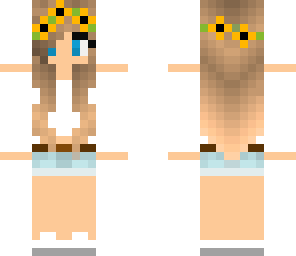 flower crown chick with sneackers