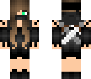 edited eyes ninja girl