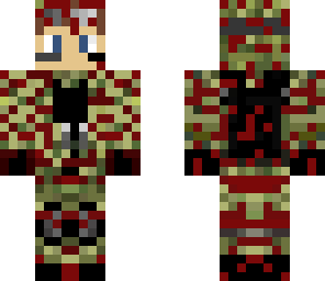 army guy with blood
