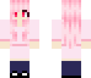pink hair girl