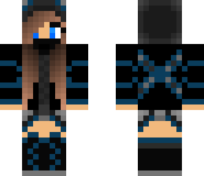blue ninja girl