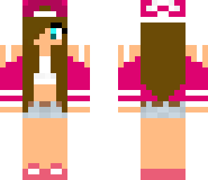pink tomboy girl
