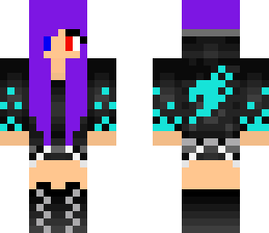 edited purple fairytail hoodie girl