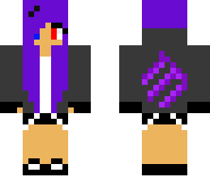 edited purple monster drink girl
