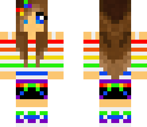 rainbow girl