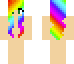 rainbow hair base