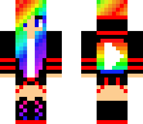 rainbow youtube girl