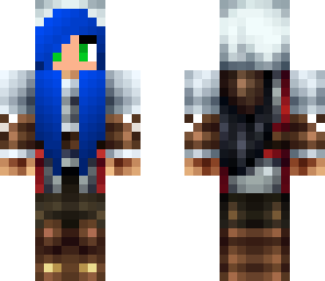 blue assassin's creed girl