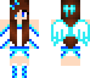 cute blue angel
