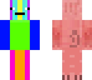 rainbow pig