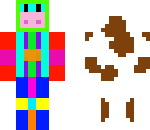 rainbow cow