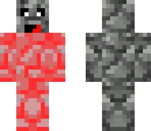 red cobblestone man