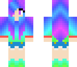 rainbow girl
