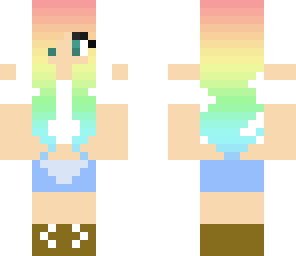 rainbow girl