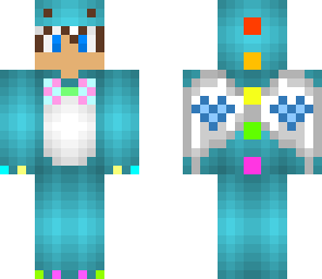blue dino wings