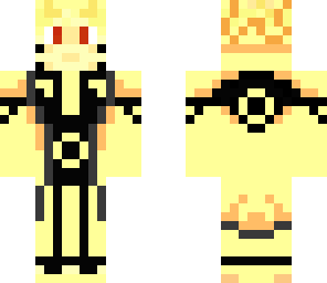 Naruto Kurama Chakra Minecraft Skin