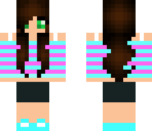 teal n pink girl 