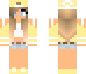 yellow summer girl