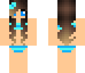 blue bikini eye edit