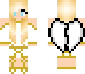 cute golden angel skin