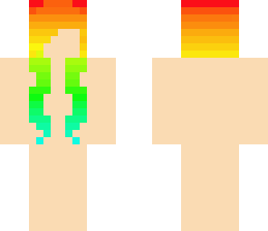 rainbow hair base