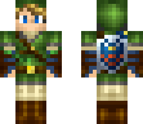 normal link with black hair