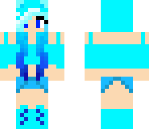 blue girl