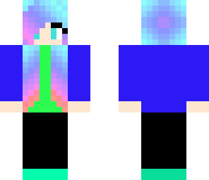 rainbow girl