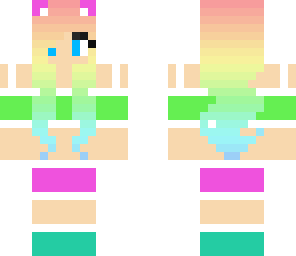 disco rainbow girl