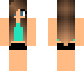 basic skin - brunette girl