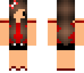 red chibi girl