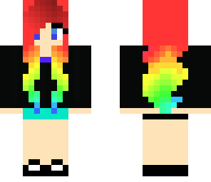 rainbow hair