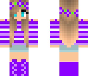 white and purple