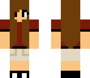 red and black shirt girl