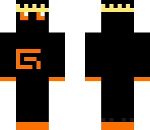 gamer cube orange with crown