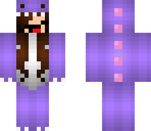 purple dino derp girl