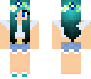 turquoise-haired girl edit