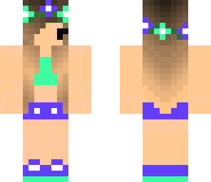 flower crop  top girl