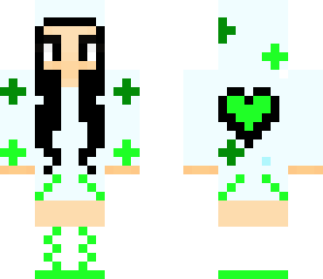 lime and black girl
