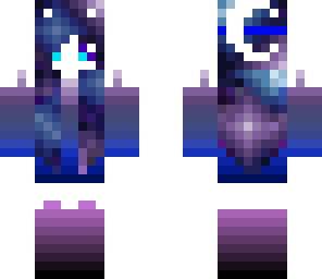 moon galaxy girl