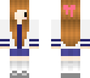 chibi school bow