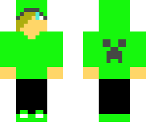 green teen or me with hood